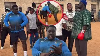 Fils De Balla bande ses muscles et fait des s&eacute;ances de boxe et de contact avec Sa Thi&egrave;s