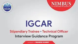 IGCAR Interview Guidance Program | Stipendiary Trainee & Technical Officer Mock Interview #Nimbus