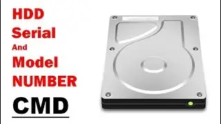 Hard Disk Check in Serial and Model Number in CMD