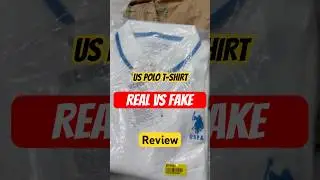 US POLO T-SHIRT REAL VS FAKE #shorts #viral #uspoloassn  #uspa #flipkart #youtubeshorts