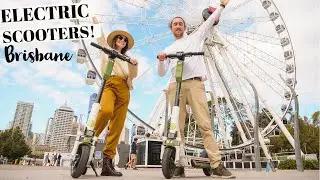Discover Brisbane on Lime Electric Scooters! 🛴 Australia Travel Vlog