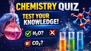 🧪 Chemistry Quiz | Think Fast, Answer Smart! (With Answers) #quiz #chemistry #education #learning 