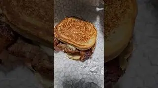 Trying the Frisco Burger at Hardee's #food #foodie #burger #sourdough #bacon #cheese #mcdonalds #eat