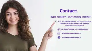 Best SAP Training Institute | SAP Course in Bangalore (India) - Zyple Academy