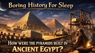 How were the pyramids built in ancient Egypt. Boring History For Sleep.