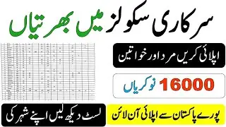 School Education Department Jobs 2022 || Government Schools Jobs 2022 Announced || Apply Now