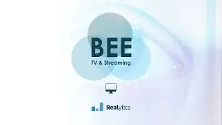 Cross-media measurement: the incremental reach of TV and streaming with Realytics&rsquo; BEE platform.