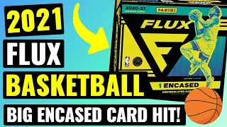 2021 Flux Basketball Hobby Box Opening 1 Encased card WOW! NEW RELEASE FLUX Basketball 2021!
