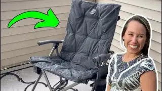 HONEST REVIEW - Comfortable rocking folding chair!