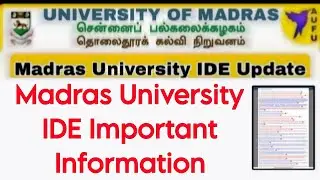 Важное обновление для всех групп пользователей IDE Мадрасского университета 👍