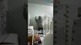 penyimpanan stok pakan & artemia #artemia #pakan #hatchery #benur #udang #coldstorage