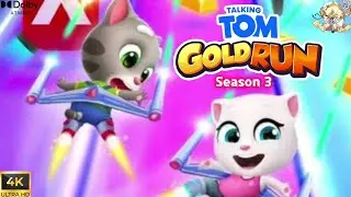 Talking Tom Gold Run Season 3 Gameplay Walkthrough #73 - Play Valkyre Angela #1