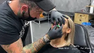 Smiley and tragus piercing #bodypiercing alex piercer