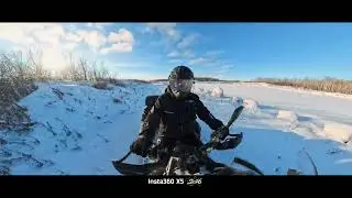 Can am backcountry 6x6 in snow. 