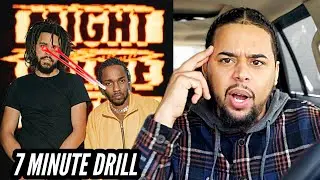 ITS A WAR! J. COLE - 7 MINUTE DRILL (KENDRICK RESPONSE DISS) REACTION / BREAKDOWN