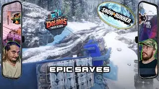 🚛❄️ Dos Bros - Epic Saves! Snow Runner S01E10 - Co-Op Adventure with @Jurgentaur  🌨️🎮