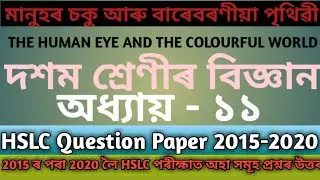 HSLC Question Paper2015-2020||HSLC Previous Year Question Paper Analysis|Common Questions on Science