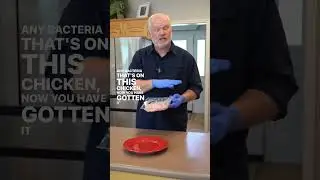 Handling Chicken Properly 🍗 #foodsafety #foodprep #chicken