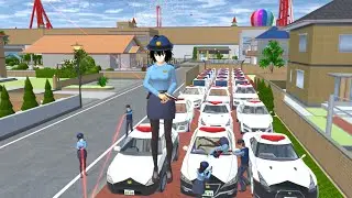 Collection all of police cars 🚓🚔 at home boy SAKURA School Simulator