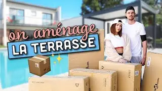 On aménage la terrasse