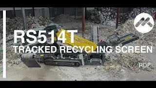 RDF Production RS514T Track Recycling Screen with Tana Shark 440 Shredder