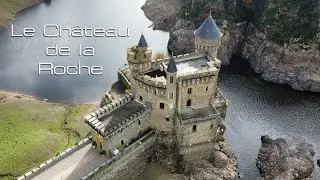 Survol du Ch&acirc;teau de la Roche - Loire (42)