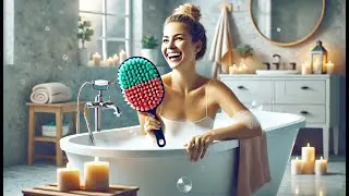 🧴 Metene Shower Brush with Soft and Stiff Bristles | Best Back Scrubber for Bath 🚿