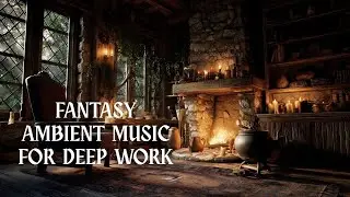 Medieval Fantasy Ambient Music for Focus/Study/Relaxation | Harp, Lute, Choir Pads