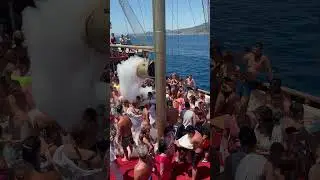 ☀️Antalya Turkey Boat Party -Sunny Holiday🏝️ #boattour #summer #dance