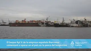 Basterra recorri&oacute; la puesta a punto de un nuevo buque pesquero en Tandanor