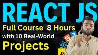 🚀 React JS Crash Course for Absolute Beginners in Hindi with 🔥  10 Engaging React Projects 💻