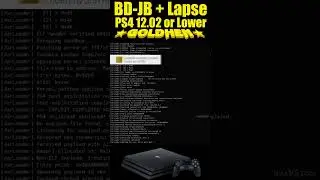 BD-JB + Lapse + GoldHEN PS4 12.02 or Lower by Gezine 🔥🧐 #ps4 #jealbreak #ps4jailbreak #bdj #GoldHEN