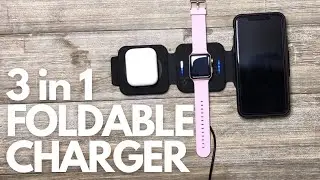 3 in 1 Magnetic Foldable Wireless Charger