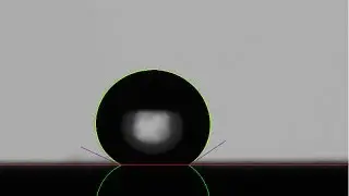 Which method is best for measuring advanced and receded contact angle by contact angle meter