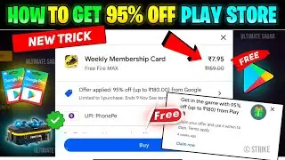 95 Off On Play Store Free Fire || How To Get 95 Off In Play Store || Play Store 95 Off Free Fire