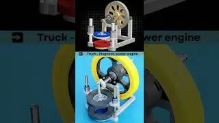 Free Energy Generator by Magnet 🧲 #mechanism #engine #mechanical #freeenergy #idea #innovation
