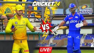 El Classico ! CSK Vs MI ! IPL 2026 Started ! Who Will Win This Match ? ! Cricket 24 Ta Gaming