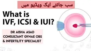What is IUI , IVF , ICSI ? Infertility and Assisted reproductive techniques- Urdu/Hindi