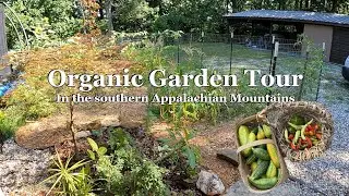 Organic Garden Tour in the Southern Appalachian Mountains