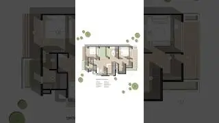 Architecture Floor Plan render using Photoshop #architecture #render #floorplan #photoshop #plan
