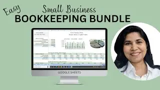 Small Business Bookkeeping Bundle | Income & Expense Tracker | Accounts Receivable Payable Tracker