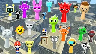 I Helped Sprunki Find Friends in a Big City! | Garry's Mod Gameplay