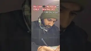 No Love 🖤,No Ascus 👽 ||  ONLY One Day IAS 🚨🚔  || #upsc #ias #onedayias