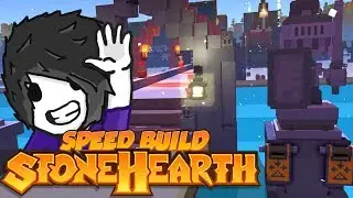Stonehearth 1.1 Speed Build - Kingdom of Bantonia Bridge