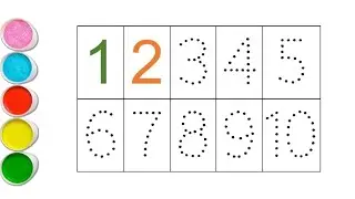 123|counting numbers|numbers 1 to 10|colors name|p - 10