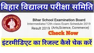 Intermediate (12th) Result 2019