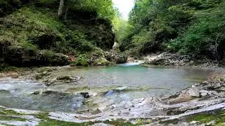 Ambient natural river background