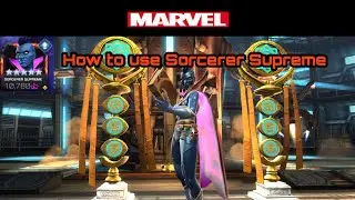 How to use Sorcerer Supreme &mdash; marvel contest of champions