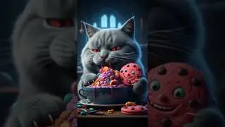 Monster Cat #horrorstation #funny #horror #bhoot #comedy #cat #ghost #catvideos