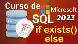 SQL Server 2021 Course from Scratch | T-SQL, IF EXIST() - ELSE (Video 56)